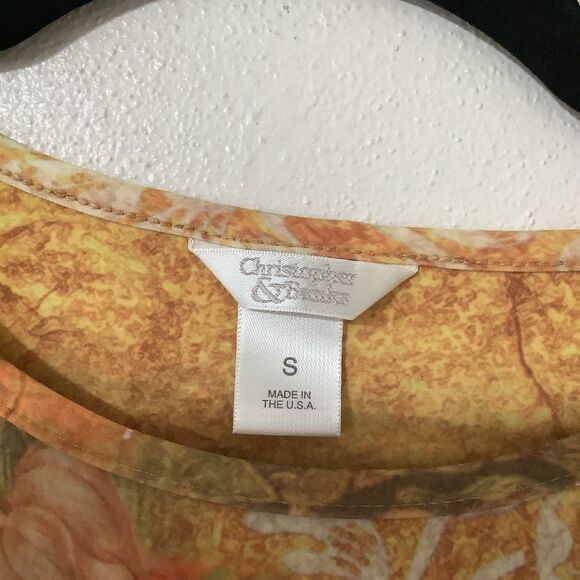 Vintage Y2K Yellow Fairycore Fairy Grunge Boho Artsy Soft 3/4 Sleeve Blouse S - Picture 4 of 8